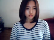 Cute Korean girl on webcam